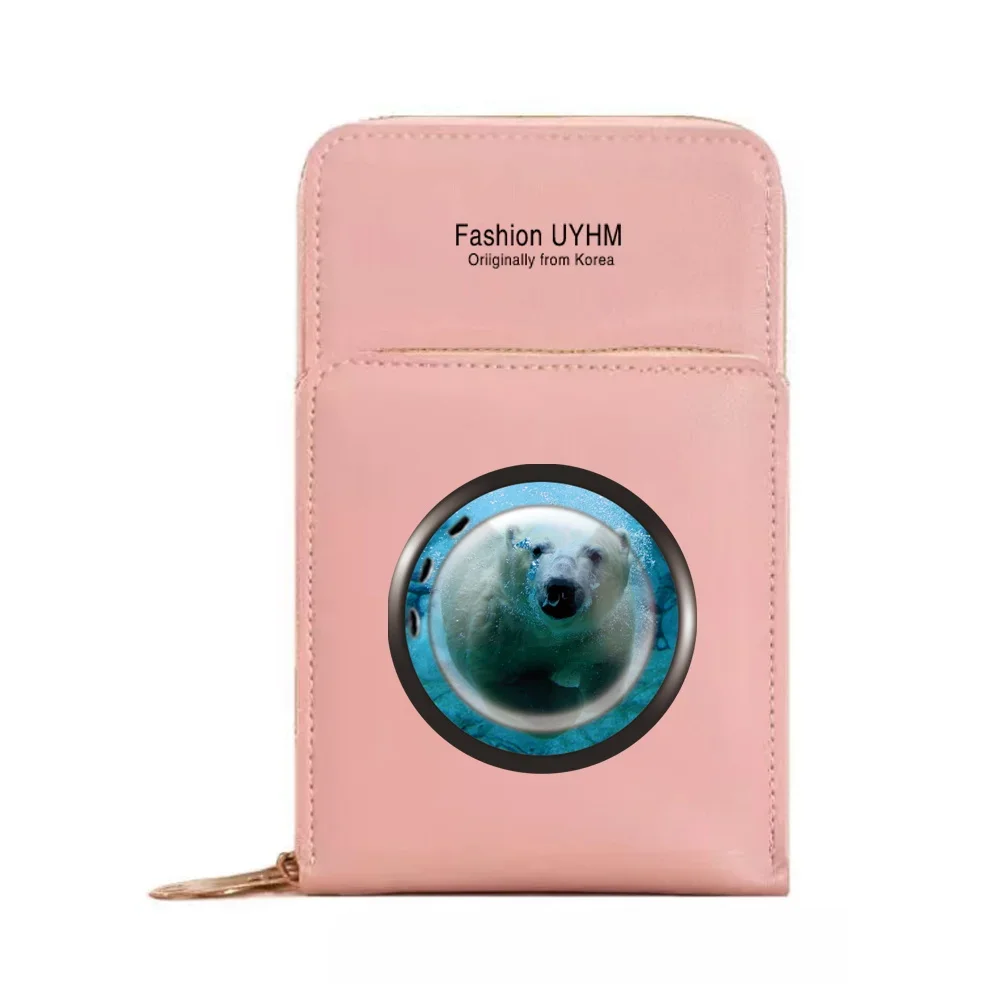 Shoulder Bags Phone Bags For Women Case Card Organizer Luxury Bag Cell Phone Purse Messenger Pouch Handbag Window Pattern