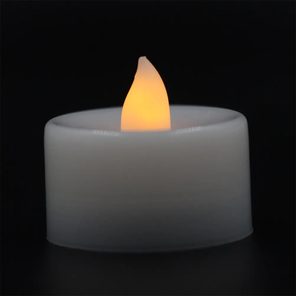 12Pcs LED Lamp Flameless Safe Smokeless Premium Material Warm White Light for Cozy Ambience Wedding Party Home Decor