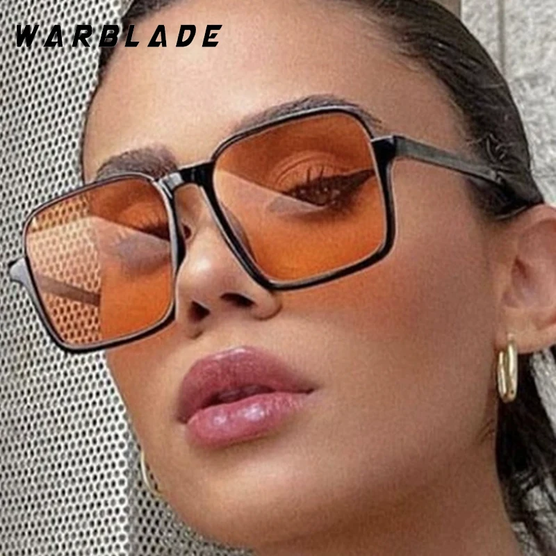 

Fashion Oversized Square Frame Women's Sunglasses Brand Designer Sunglass Men Outdoors Drive Sports UV400 Eyewear Lentes De Sol
