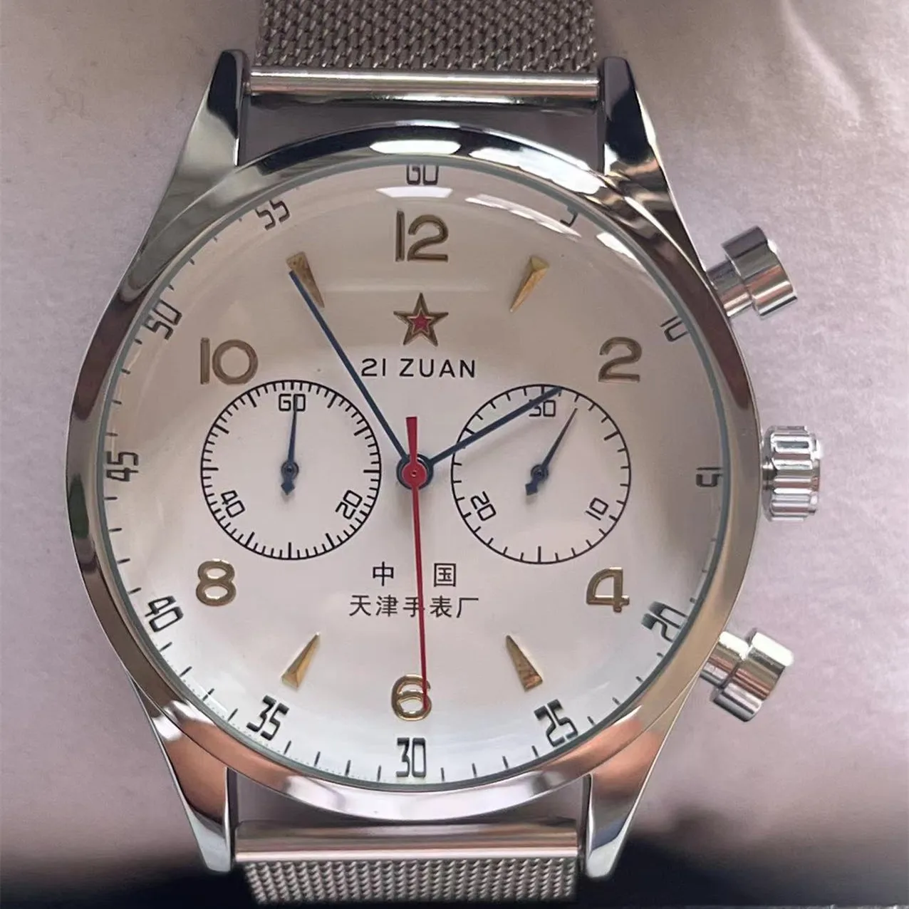 メンズ腕時計-1963-パイロット-オートマチック-ウォッチ-42mm-防水-レトロ-クォーツ-クロノグラフ-ヴィンテージ-ドレスウォッチ