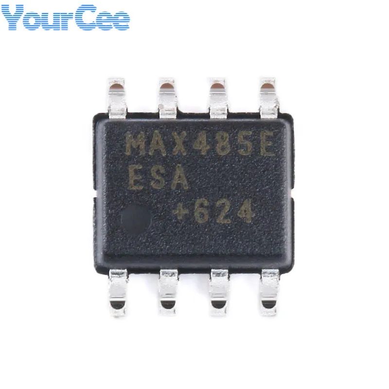 2pcs RS-485/RS-422 MAX485EESA Transceiver IC Chip Integrated Circuit MAX485E MAX485EESA+T MAX485 SOIC-8 Chip