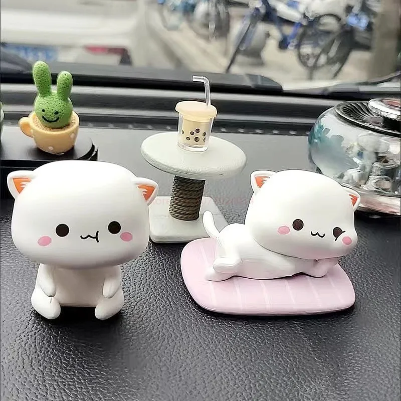 Kawaii Mitao Cat 2 Season Lucky Cat Cheap Cute Cat Blind Box Toys Surprise Figure Cartoon Model Doll Home Birthday Toy Gift