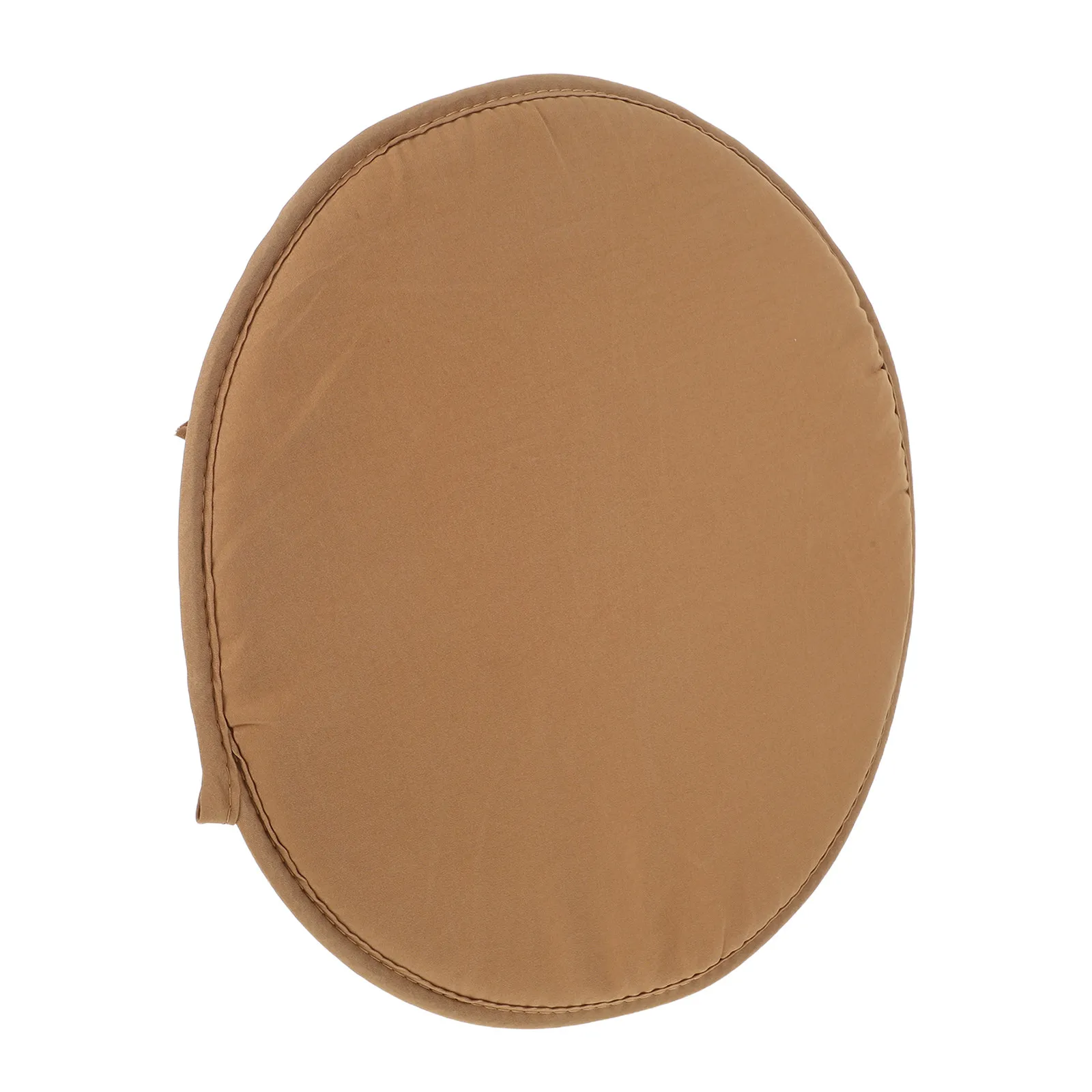 1Pcs Round Seat Cushion Thickened Sponge Pad Light Brown Diameter 38Cm for Home Office Restaurant Chair Sofa Seat Pads Dining
