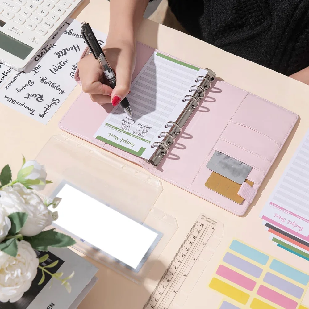 Папка для денег и денег, используется для средств, для менеджера по денежным расходам, для управления финансами, с искусственной кожей, конверт на молнии