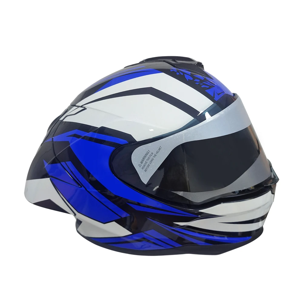 

STLF Factory Wholesale ECE 22.06 Certified ABS Gold Mirror Anti-Fog Visor Quick Release Full Face Motorcycle Helmets All