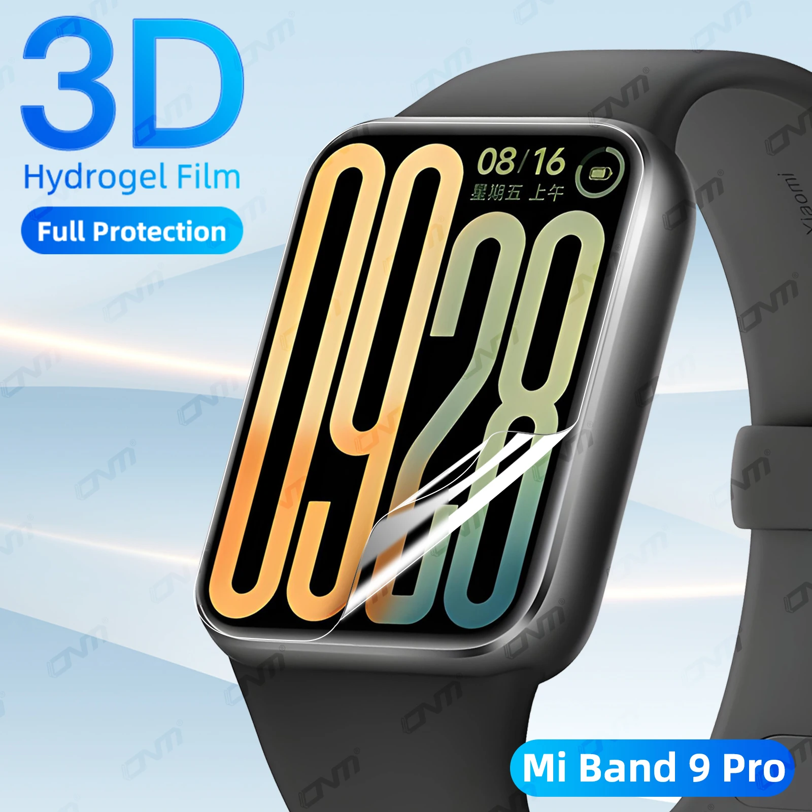 

3D Screen Protector for Xiaomi Mi Band 9 Pro Flexible Soft Full Coverage Protection Film for MiBand 9 Pro Accessories