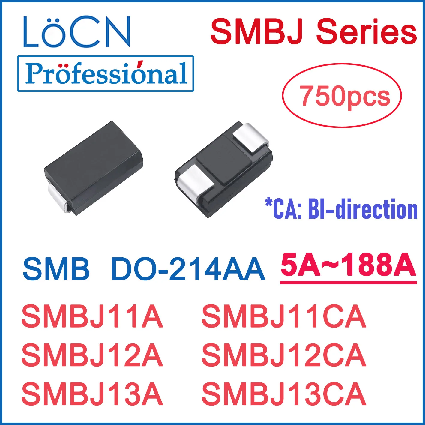 750PCS Tvs Diode Sm…