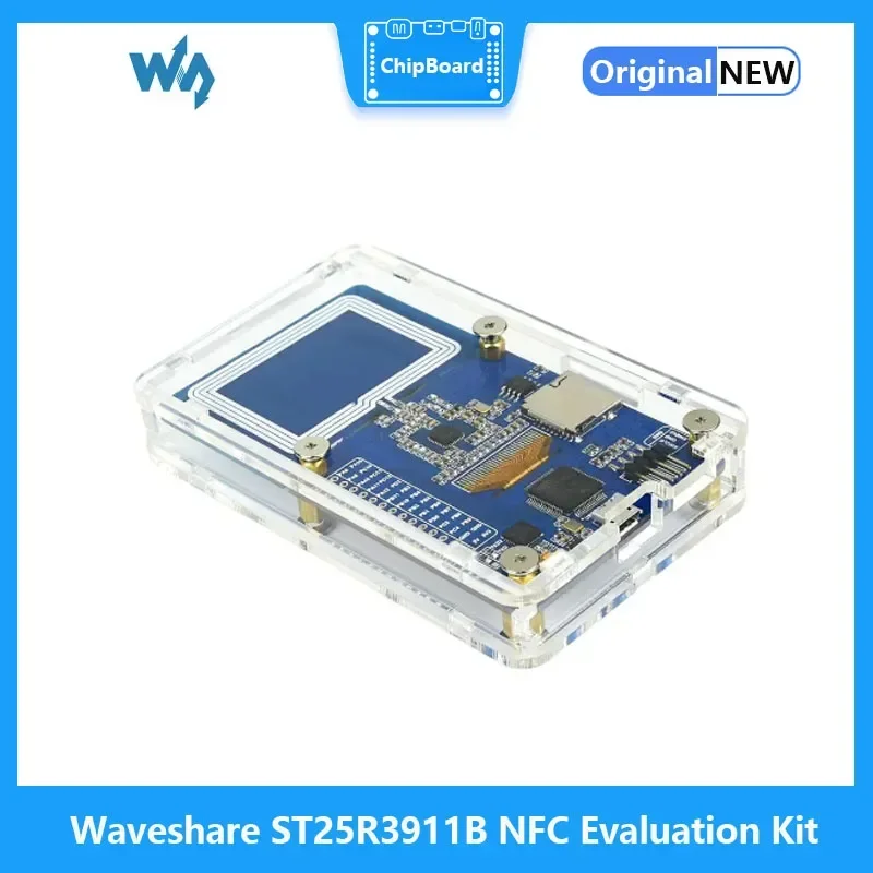 Waveshare ST25R3911B NFC-Evaluierungskit, NFC-Leser, ideal für erfrischende passive NFC-betriebene E-Papier