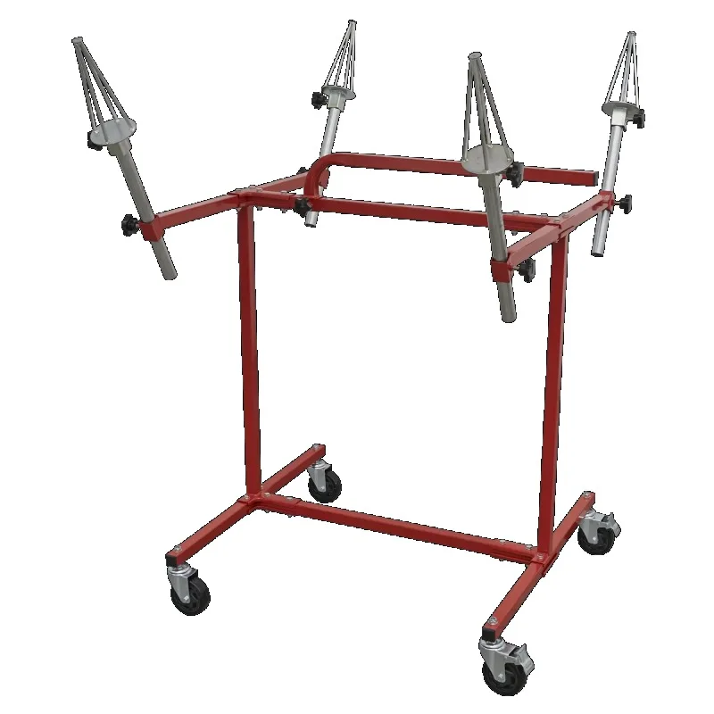 Alloy Wheel Paint Repair Rack 4 Wheel Capacity Paint Rack