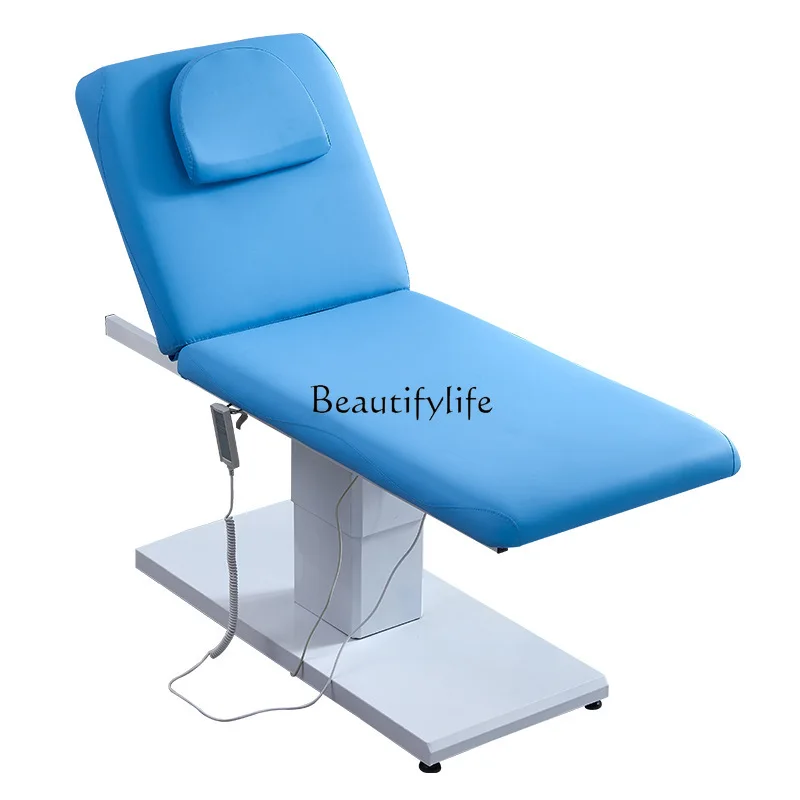 01-Multifunctional lifting massage electric beauty bed moxibustion physiotherapy bone setting bed