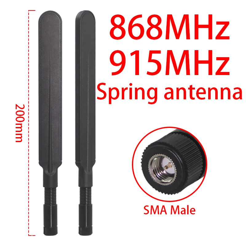 GIZONT LoRa Wan 868MHz 915MHz antenna for Meshtastic high-gain Omni antennae Spring style SMA Adapter aerial