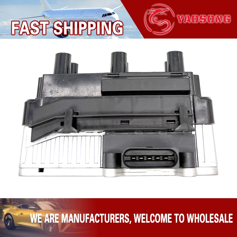 

Ignition Coil Replacement for 98-02 Volkswagen Golf Jetta 2.8L V6 VR6 UF338 021905106B 021905106C 021905105B 021905105C