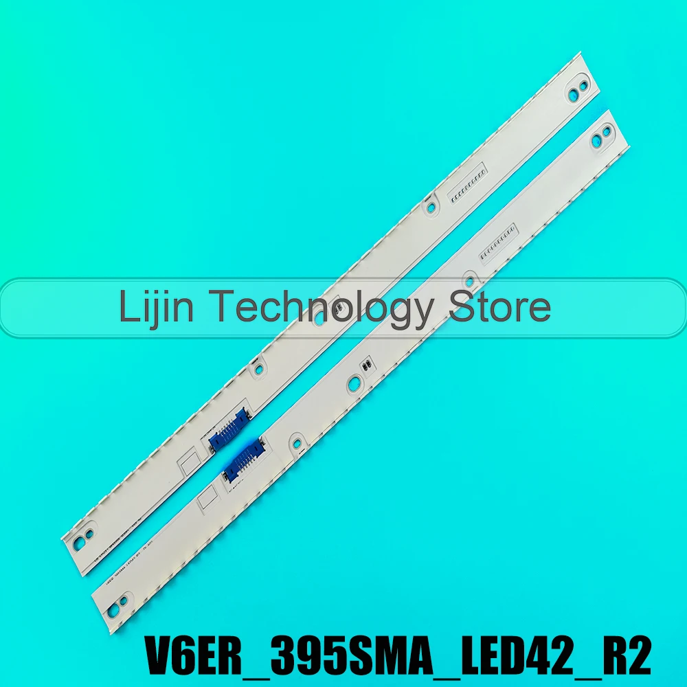 

2 pcs LED strip For UE40MU6470 UN40KU7000/U UE40KU6400/U CY-KK040HGNV3H V6ER_395SMB 395SMA_LED42_R2