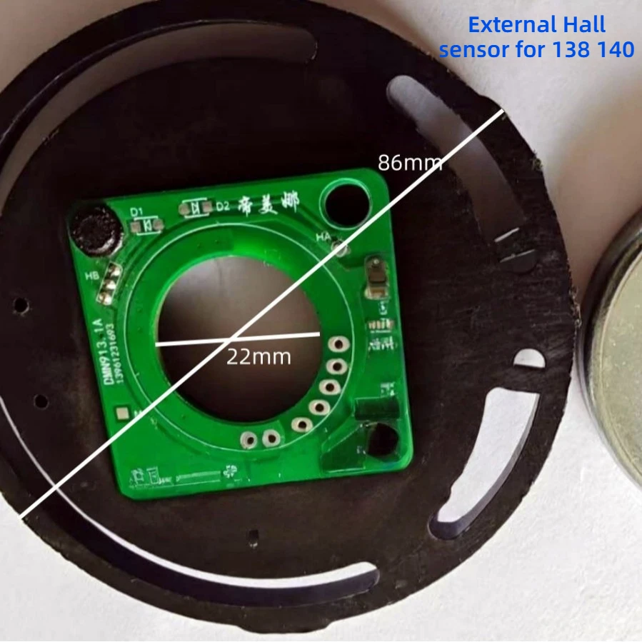 External Hall Sensor Kit 8 10 Pole Magnetic Ring For 138 140 145 Brushless BLDC Mid Drive Motor Electric Motorcycle Repair Part