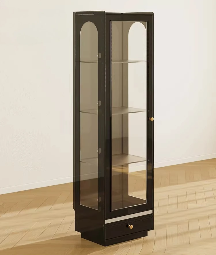 C Light luxury acrylic bookcase, bookshelf, transparent dustproof figure cabinet