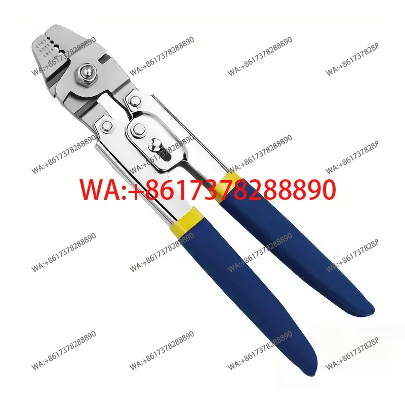 Stainless steel wire rope crimping pliers 10 inch aluminum sleeve crimping pliers wire rope scissors 8 shape