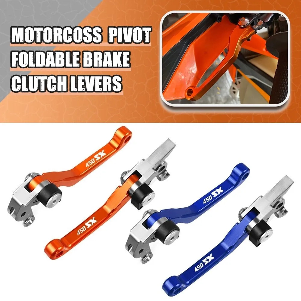 

For KTM 450SX SXF SXR 2003-2018 450SXF 14-2020 Motorcycle Accessories Foldable Pivot Dirt Bike Brake Clutch Levers Cable Lever