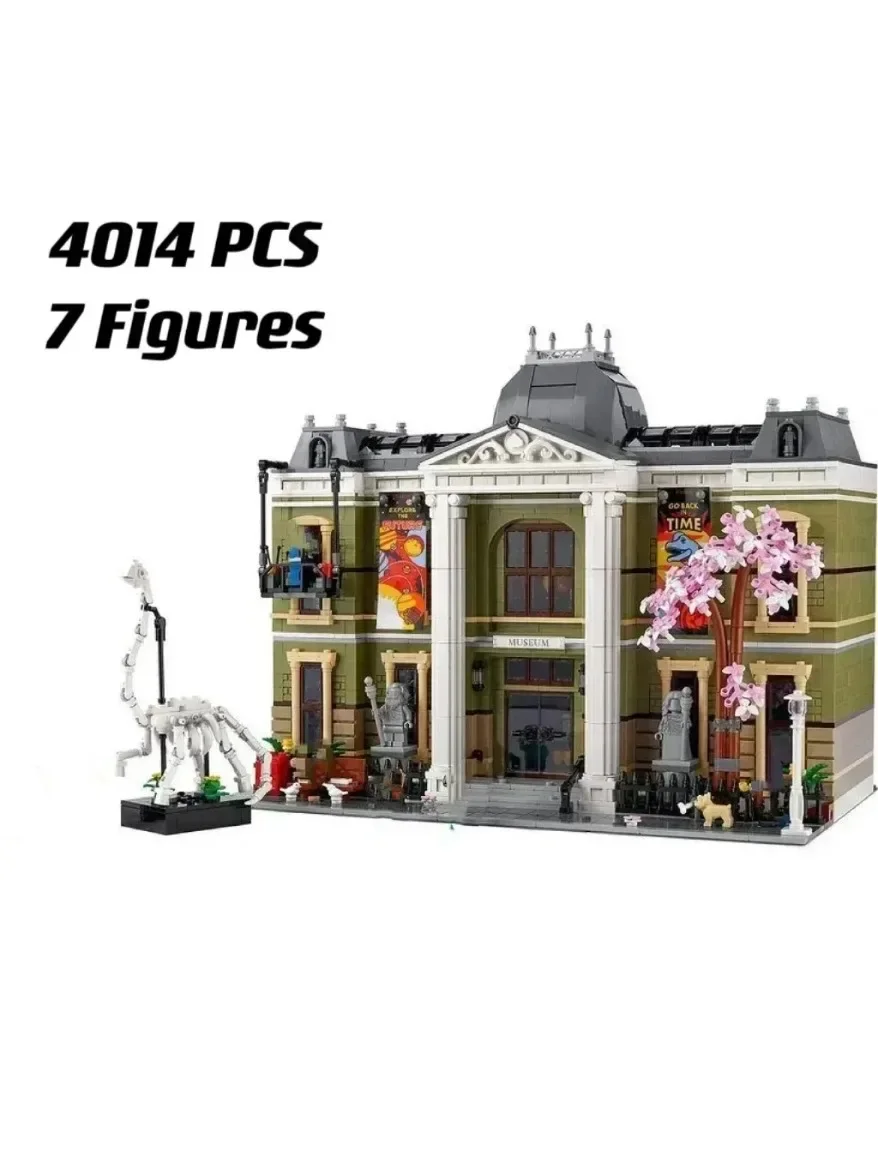 

2024 New Natural History Museum Architecture Street View 10326 Biggest Modular Building Set Building Blocks Toy Kids Gift