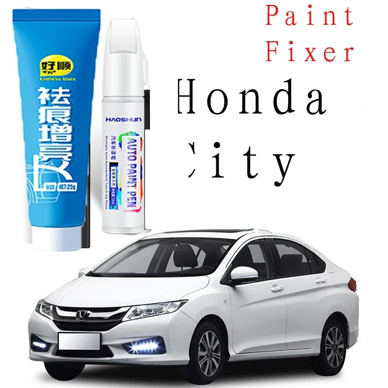 Paint Pen for Scratch Suitable for Honda City Touch-up Pen Taffon White Sweet Orange Silver Paint Scratch Repair Artifact City