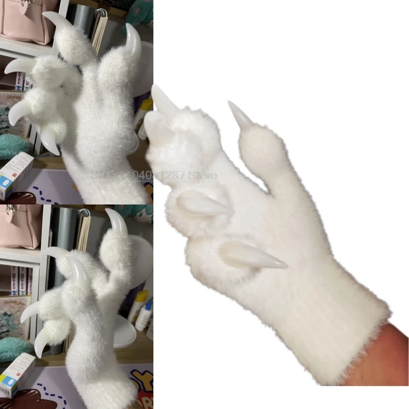 Fursuit Paws Kigurumi Furry Cosplay Gloves Decors Animal Cosplay Glove Handwear Wearable Kig Party Original Roleplay Accessories