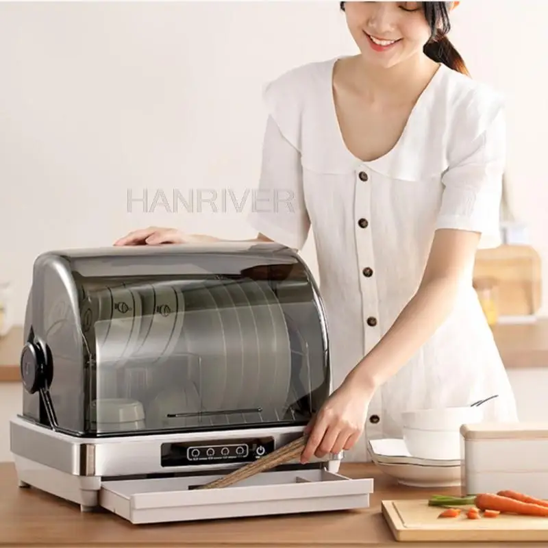 220 فولت خزانة تطهير صغيرة منزلية 32/42L سطح المكتب منضدية أدوات المائدة آلة تنظيف خزانة