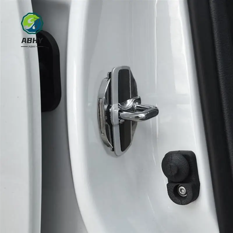 

ABHY-4Set Car Door Stabilizer Door Lock Protector Latches Stopper Covers For Nissan All Series E12/E13/C27/C28/KICKS/ X-TRAIL Pa