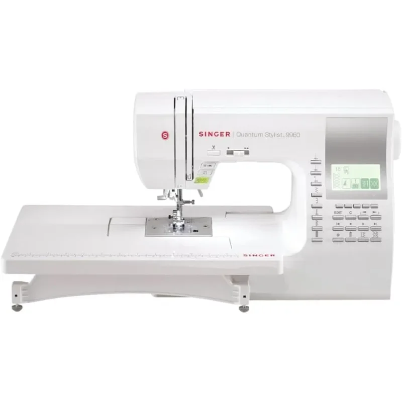 home.Quantum Stylist 9960 Computerized Sewing & Quilting Machine with Extension Table & Accessory Kit | 600 built-in stitches &