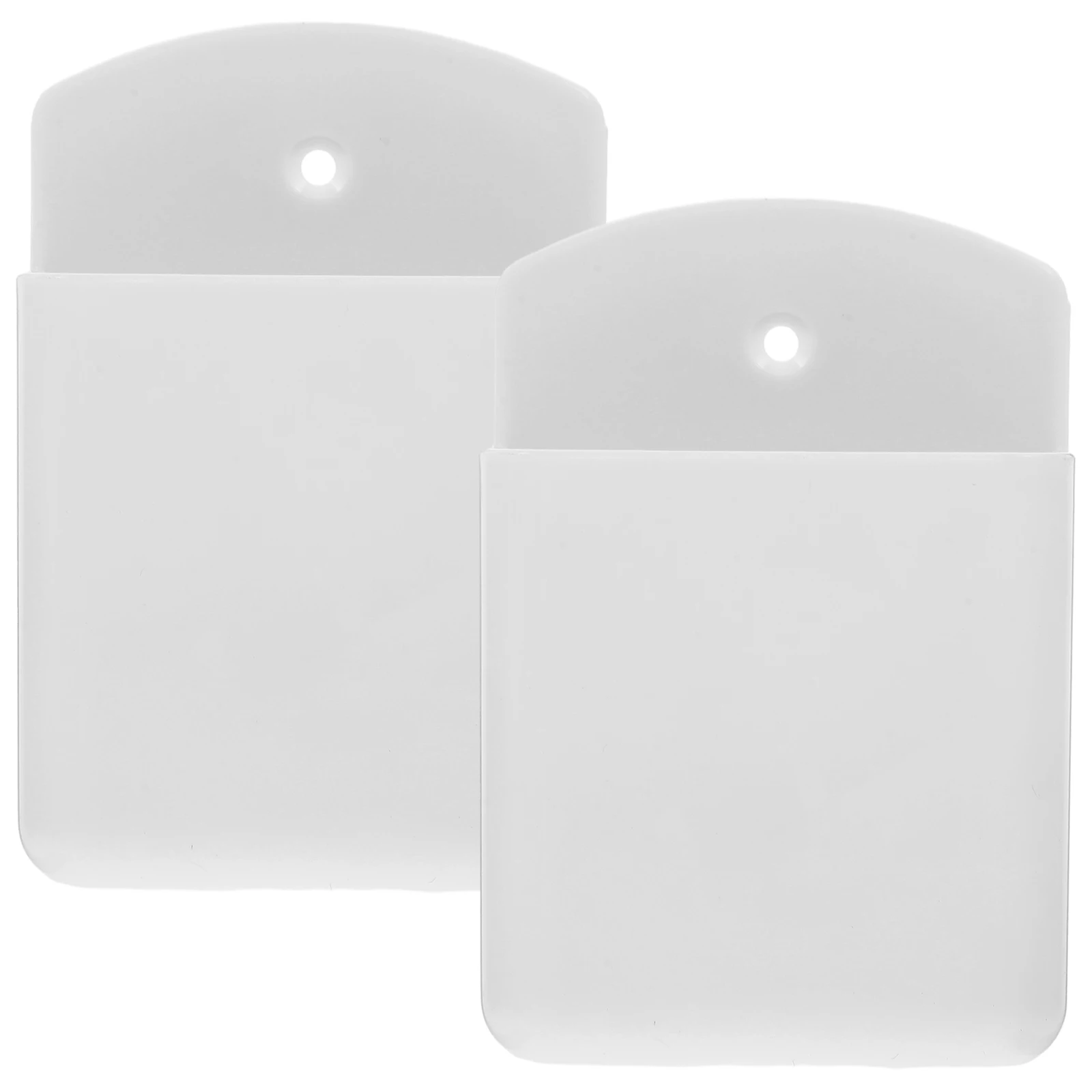 

2 Pcs Wall Storage Box Holder Air Conditioner Remote Controller Bracket Abs Ceiling Fan Office