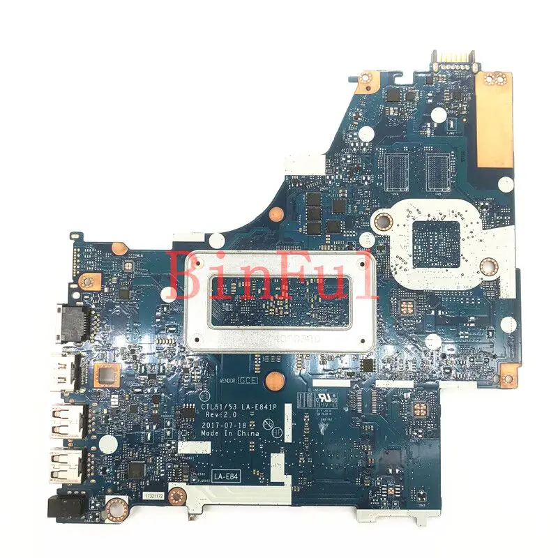 L02828-601 L02828-001 High Quality Mainboard For HP 15-BW Laptop Motherboard CTL51/53 LA-E841P With A4-9120 CPU 100% Full Tested