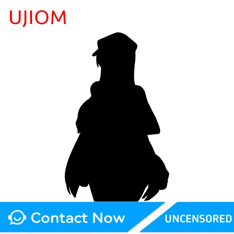 UJIOM Esdeath Huge Bouncy Castle Wall Sticker Trendy Premium Creative Chic Sunscreen Decal Suitable For Air Conditioner Decor