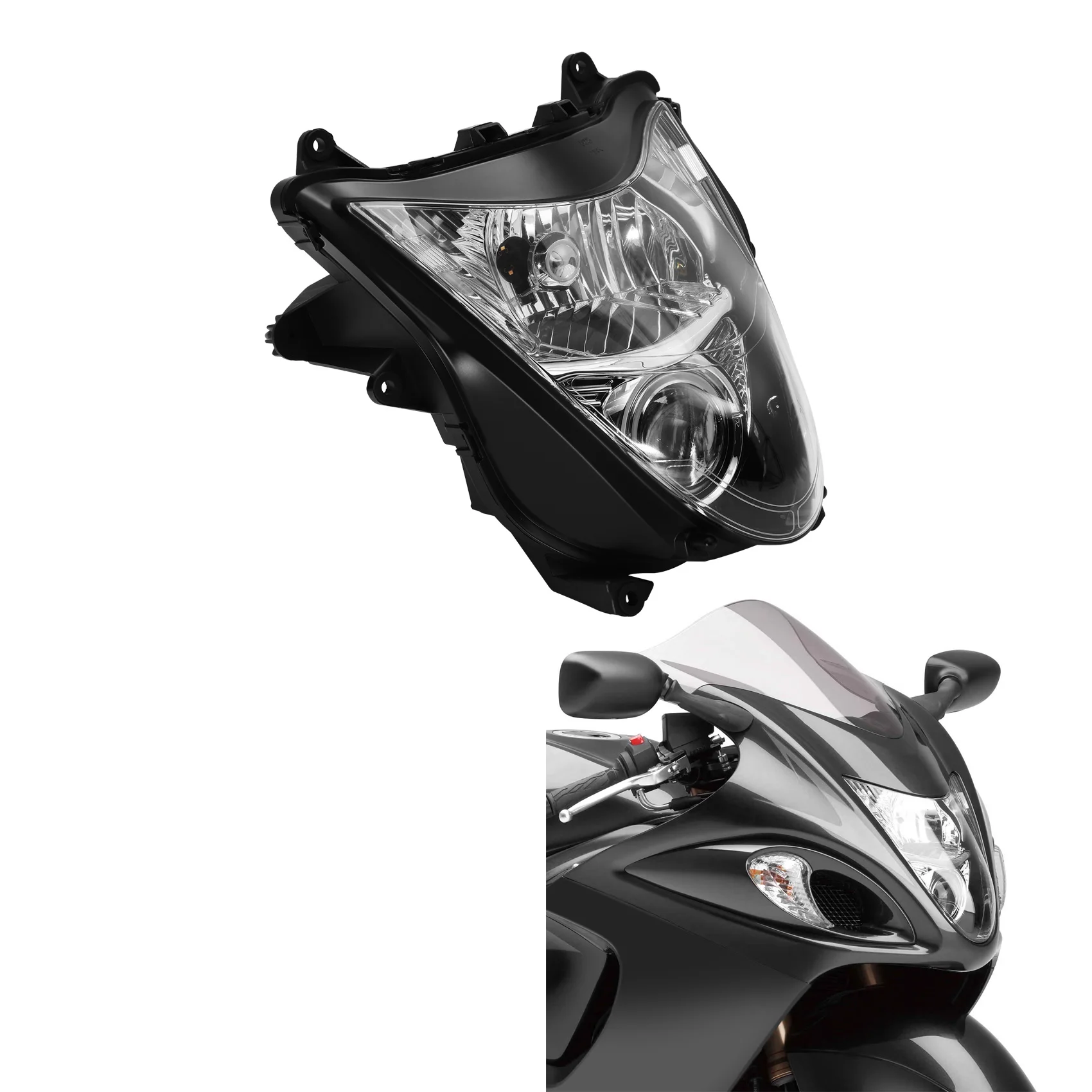 

Передняя фара в сборе, подходящая для Suzuki Hayabusa GSX1300R 2008-2020 19