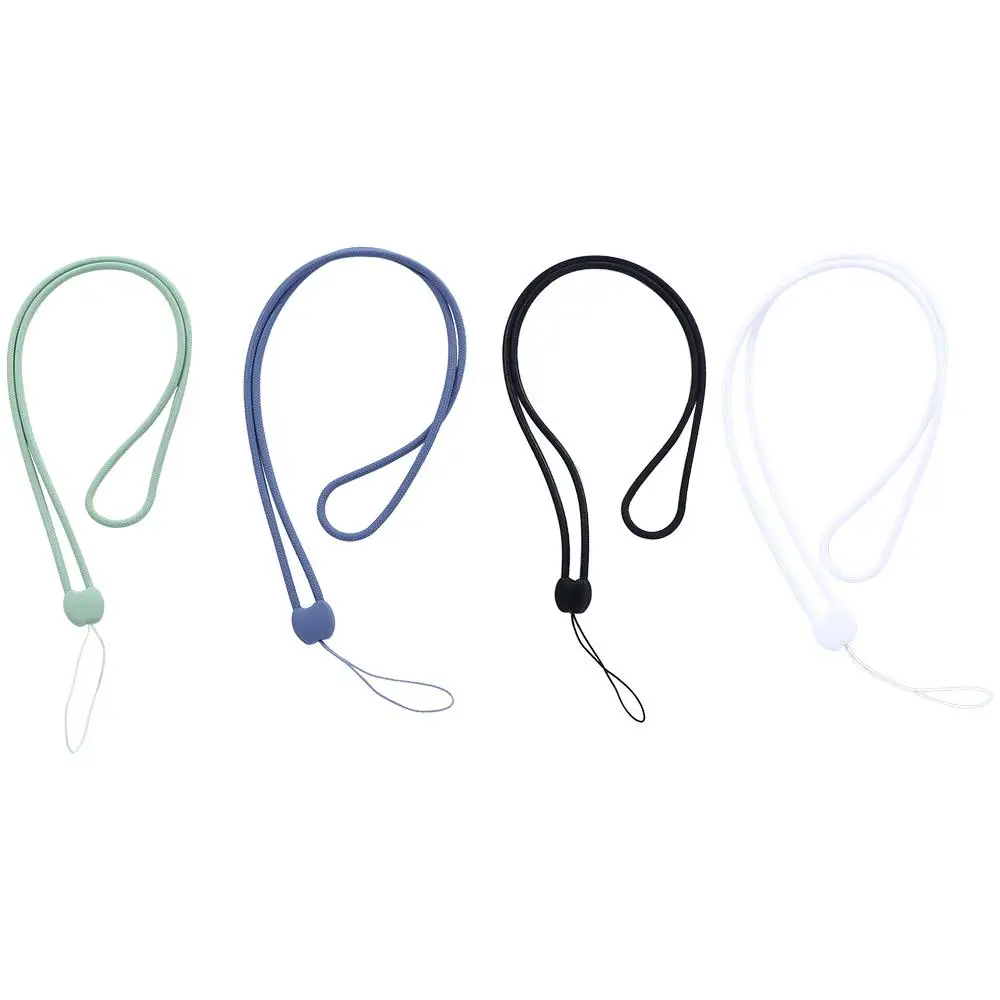 Color Working Card Keychain Silicone Anti Losing Rope Phone Necklace Strap Phone Lanyard Phone Hanging Rope Mobile Phone Straps