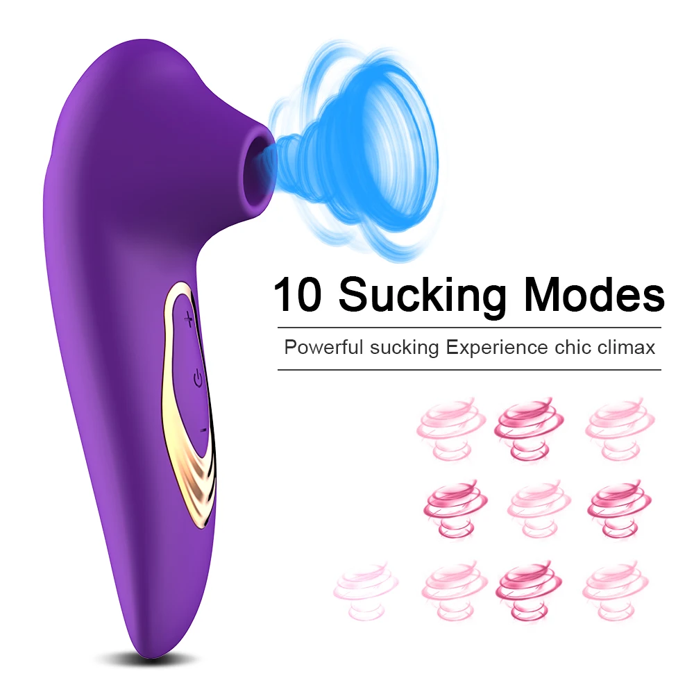 Powerful Clit Sucker Vibrator Clitoris Nipple Sucking Tongue Vibrating Oral Licking Masturbator Vagina Sexy Toys for Adult Women