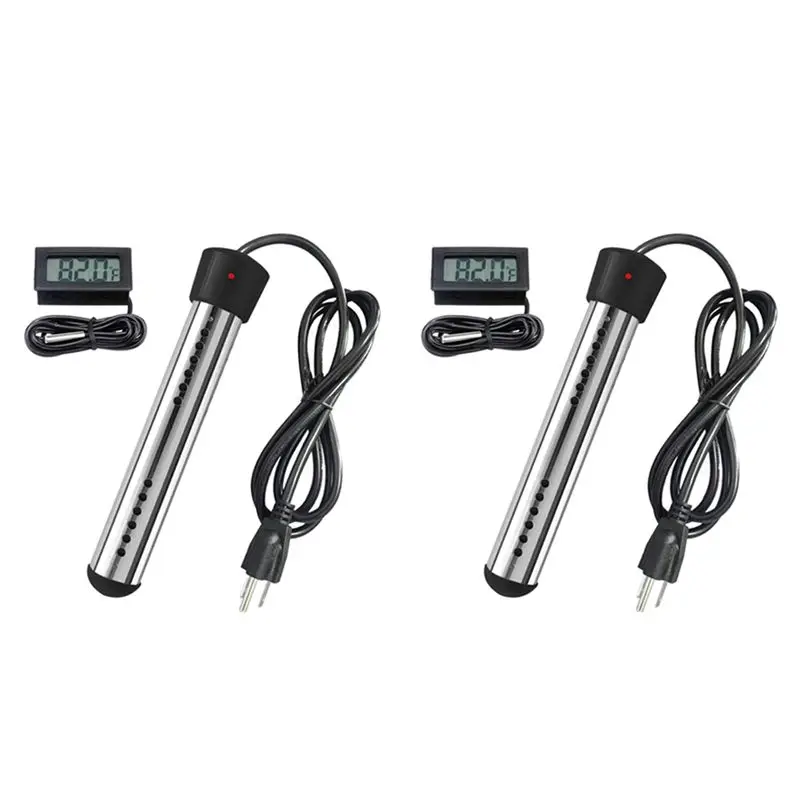 CKFAM-2X Immersion Heater, Portable Electric Submersible Instant Water Heater, Used In Swimming Pool Tub Bathtub US Plug