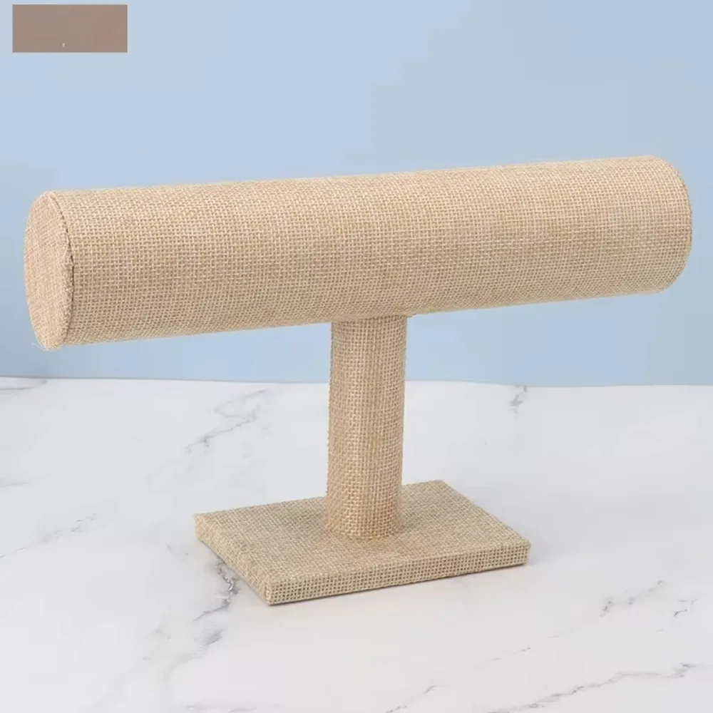 Suede Material Jewelry Display Frame Elegant Design Lightweight Bracelet Display Stand Multi-Tier Shelf Durable Watch Stand