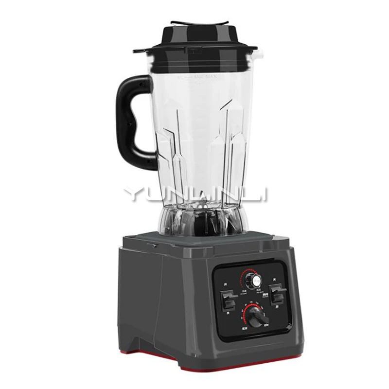 Коммерческий высокоскоростной блендер мощностью 2200 Вт, многофункциональный кухонный комбайн, коммерческая соковыжималка 5 л/машина для приготовления соевого молока