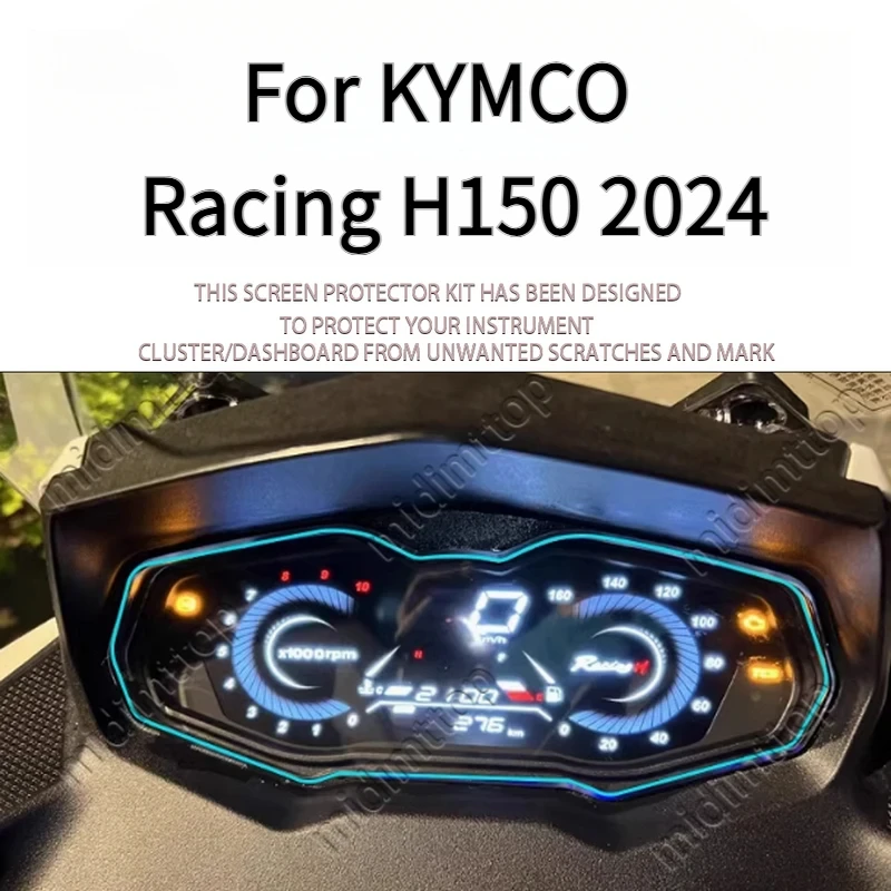 

Scratches Protection Pelula For KYMCO Racing H150 2024, TPU Accessories, Screen Protector, Instrument Membrane Lens