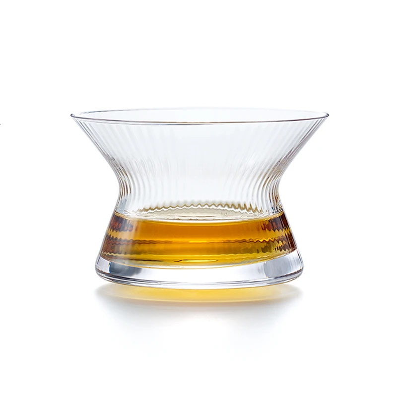 

Japanese Edo Kiriko Whiskey Spin Glass Neat Bowl Collection Crystal Whisky Cup Cappie XO Brandy Snifter Limited Wooden Gift Box