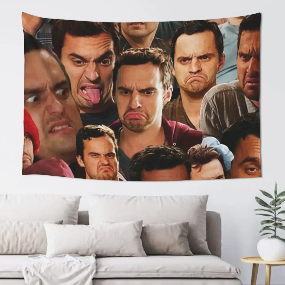 

New Girl Meme Tapestry Decorative Wall Mural Nordic Home Decor Home Supplies Decoration For Rooms Tapestry