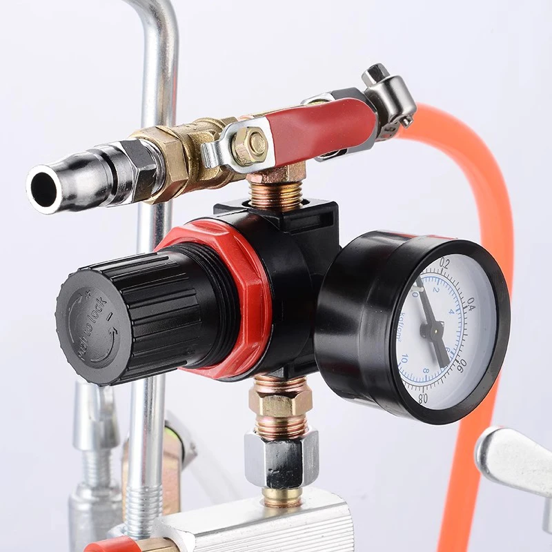 Colo ul spray paint, imitation marble pressure barrel sandblasting, paint spraying hine, exterior wall latex tank