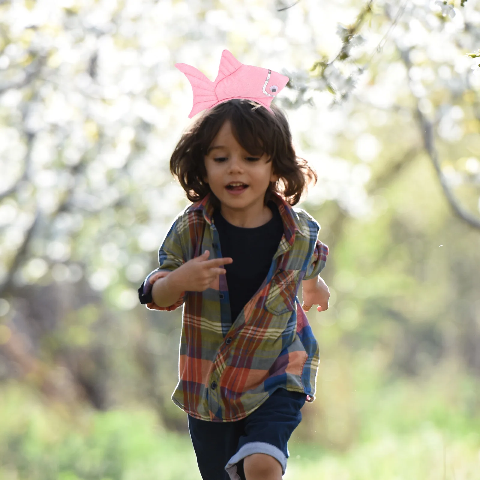 

Goldfish Headband Kids Hairband Halloween Animal Ears Pink Children Tiara Durable Quality Lifelike Design Unisex Adults Fun