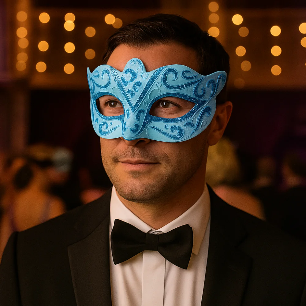 

Party Cosplay Props Halloween Masks Plastic Masquerade Cosplay Mask Glitter Mask Carnival Costume Props Half Face Mask