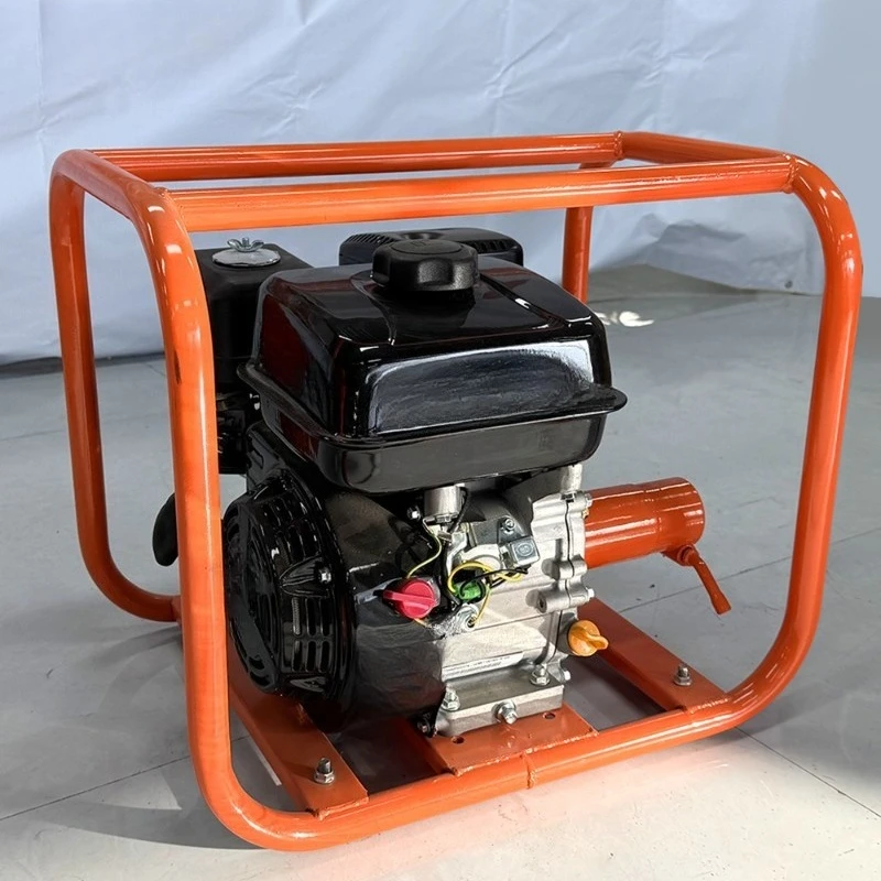 High Efficiency Low Maintenance Box Cement Vibratory Compactor 5.5-6 HP Engine Vibrator 4-12m Concrete Flexible Shaft
