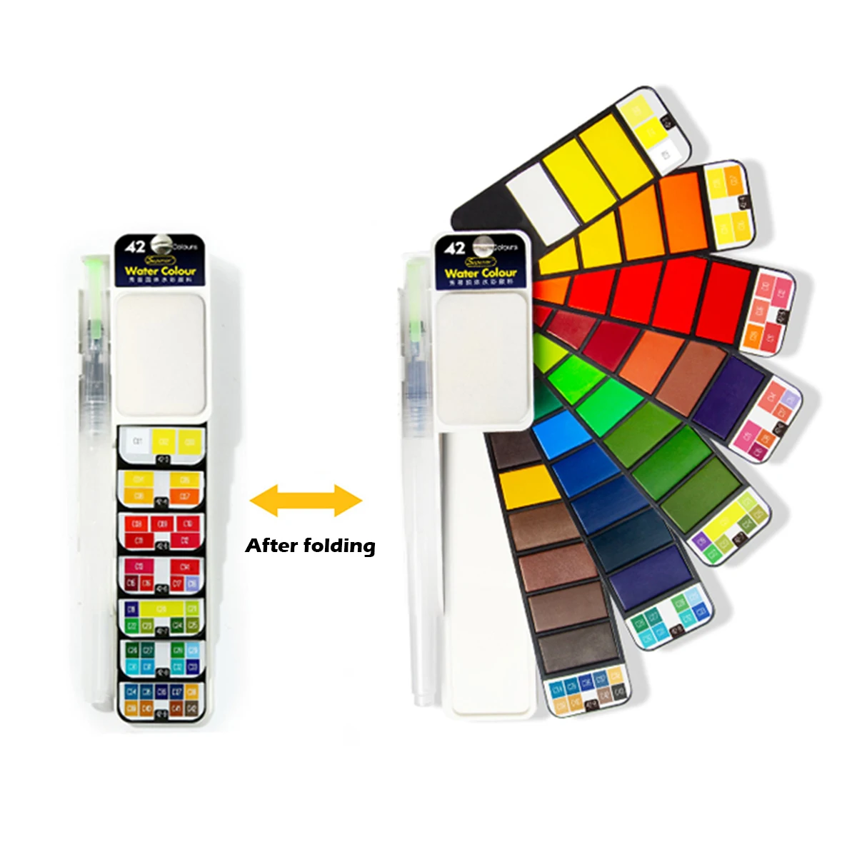 Набор для рисования гуашью, 18-42 цвета