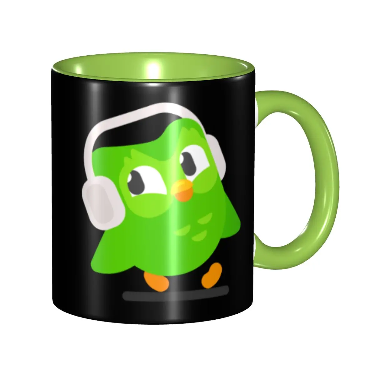 Tasse à café Duolingos Owl Duo, tasse à thé et lait en céramique personnalisée, bricolage