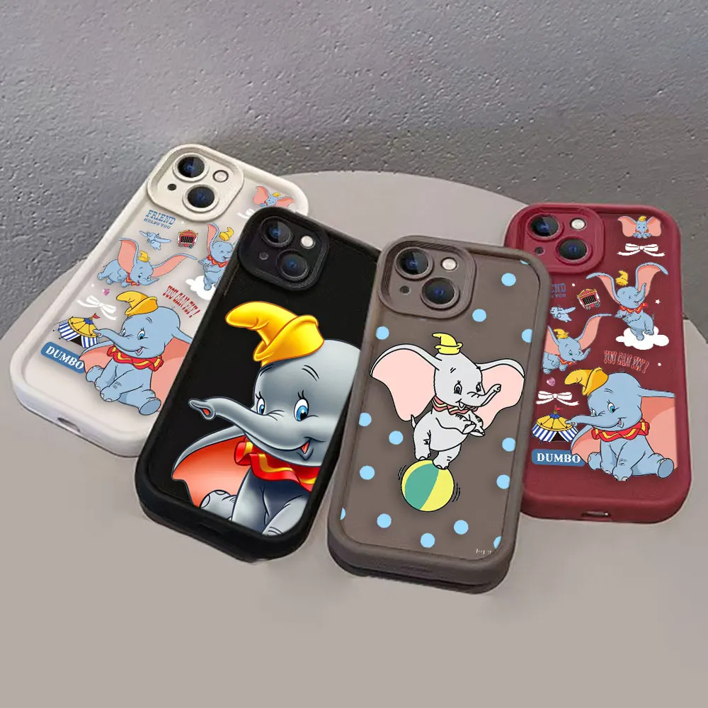 Disney's Baby Mine Dumbo Phone Case For VIVO Y19 Y20 Y15S Y17 Y21 Y22S Y27 Y28 Y35 Y36 Y50 Y51 Y72 Y75 Y76 Y77 Y78Y81 Y91 Case