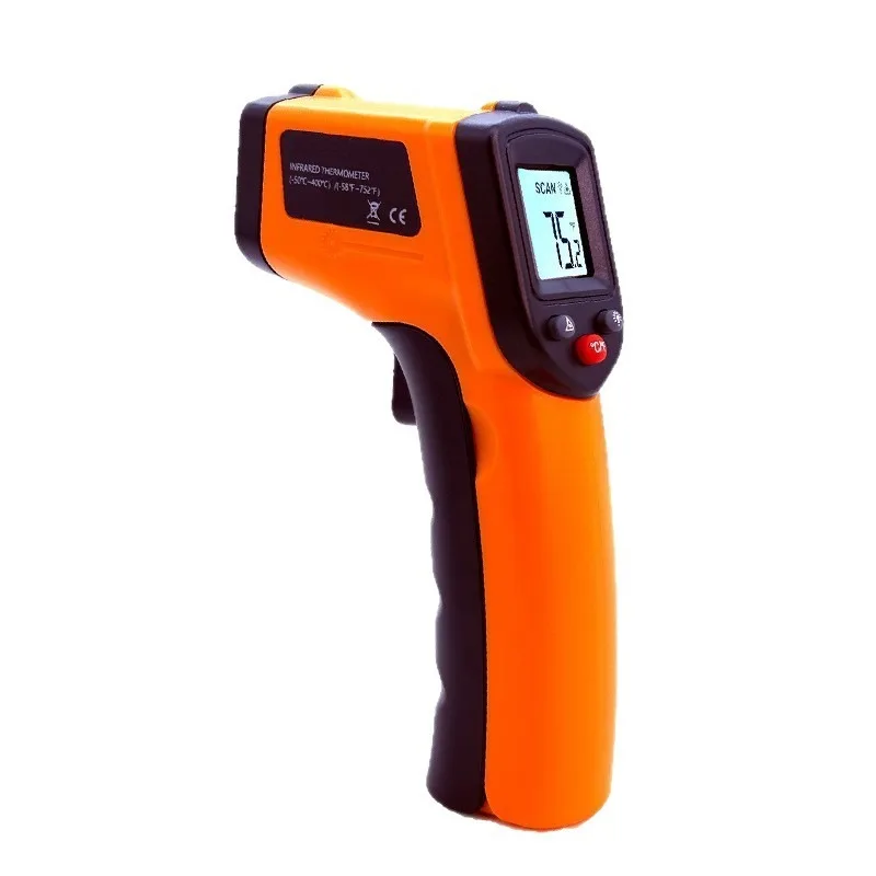 Handheld infrared thermometer High precision household oil temperature water temperature gun Industrial temperature meter