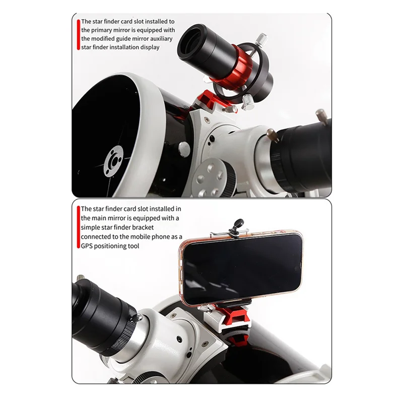 Picture 5: 4X Dovetail Rail Plate Telescope Finder Base Spacer Astronomy Telescope Mount Accessories Guide Dovetail Rail,Red-B60B