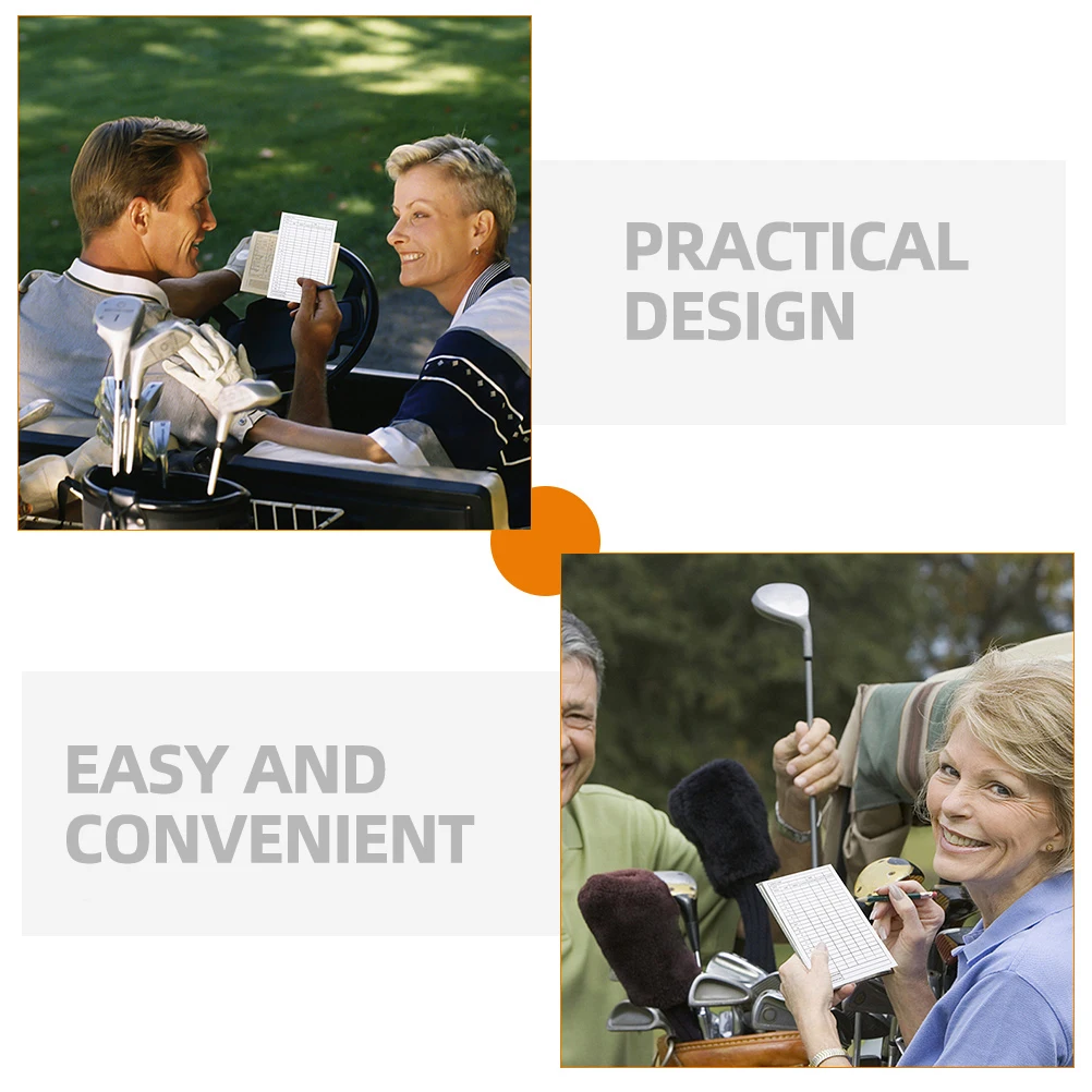 

25pcs Golf Scorecards Coated Paper Portable Convenient Score Sheets For Sports Competition Record Use Lightweight Golf