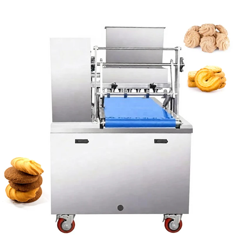 Full Automatic Chocolate Biscuit Make Machine Bakery Biscuit Making Machine